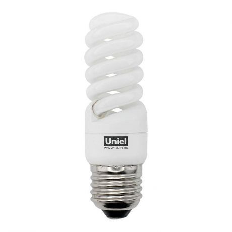 Лампа энергосберегающая (01161) Uniel E27 12W 2700K спираль матовая ESL-S41-12/2700/E27