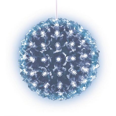 Подвесной светильник «Шар с цветами сакуры» d=15см (09571) ULD-H1515-100/DTA BLUE IP20