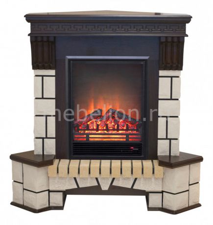 Real Flame (121х40.5х109 см) Stone New Corner 00010010987