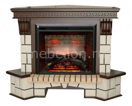 Real Flame (142х99х105.8 см) Stone New Corner 00010010482