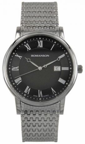 Romanson Мужские наручные часы Romanson TM 1274 MW(BK)