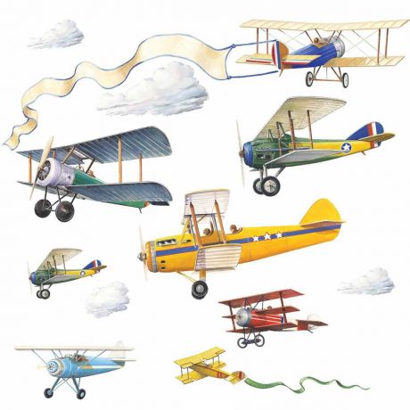 ROOMMATES Самолеты. исторические модели (RMK1197SCS)