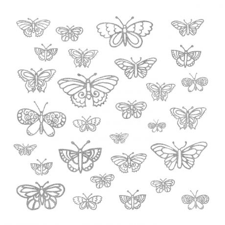 ROOMMATES Мерцающие бабочки (RMK2637SCS)