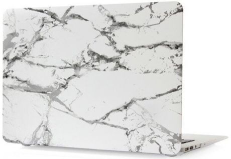 Чехол-накладка пластиковая i-Blason для Macbook Pro Retina 15 (White Marble)