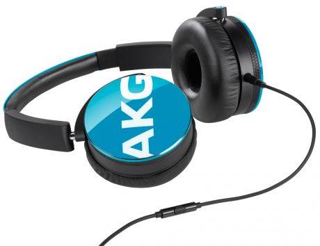 AKG Y50 TEL - накладные наушники с микрофоном (Blue)