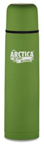 Арктика 1 л (103-1000) - термос с узким горлом и с резиновым напылением (Зеленый)