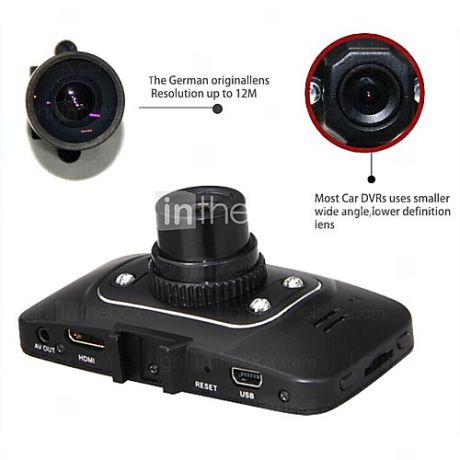 Чип НОВАТЭК 2.7 ""140 градусов 5m CMOS 1080p 30fps Автомобильный видеорегистратор видеокамера диктофон gs8000l