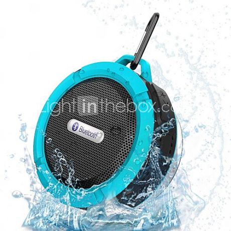 Бродель&рег; Портативный водонепроницаемый Bluetooth 3.0 динамик для наружного / душем со встроенным микрофоном&присоски