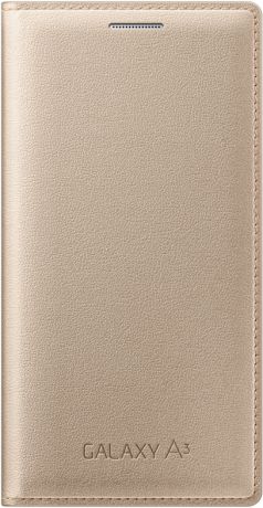 Samsung Чехол-книжка Samsung Galaxy A3 Flip Cover Gold