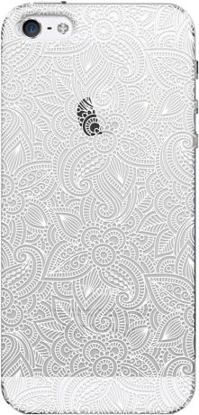 Deppa Art case для iPhone 5/5S/SE Boho-Кружево светлое прозрачный