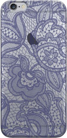 Deppa Art case для iPhone 6/6S Boho-Кружево темное прозрачный