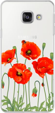Deppa для Samsung Galaxy A3 2016 Flowers-Мак прозрачный