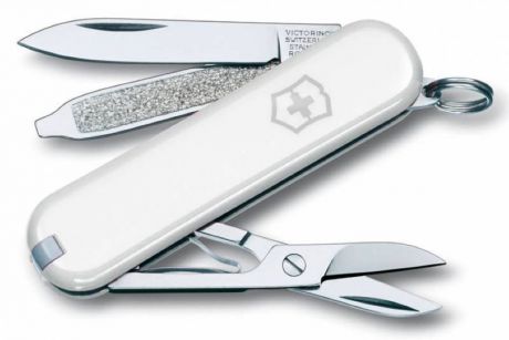 Нож перочинный Victorinox Classic 0.6223.7 58мм 7 функций белый