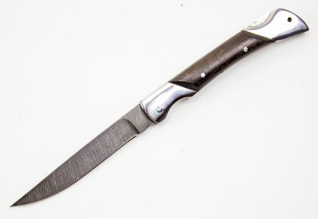 Складной нож из дамасской стали «Кадет»