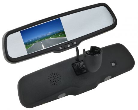 Зеркало заднего вида с монитором SWAT VDR-VW-02