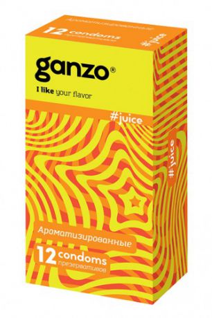 Презервативы Ganzo Juice №12 ароматизированные