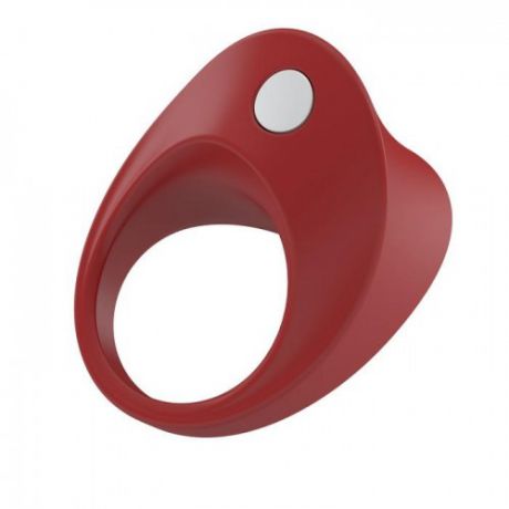 Эрекционное Кольцо OVO B11 VIBRATING RING с Вибропулей красное