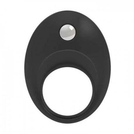 Эрекционное Кольцо OVO B10 VIBRATING RING черное